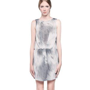 Elegant Gray Sleeveless Dress